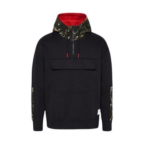 Tommy Jeans Hoodie med huva Black, Herr