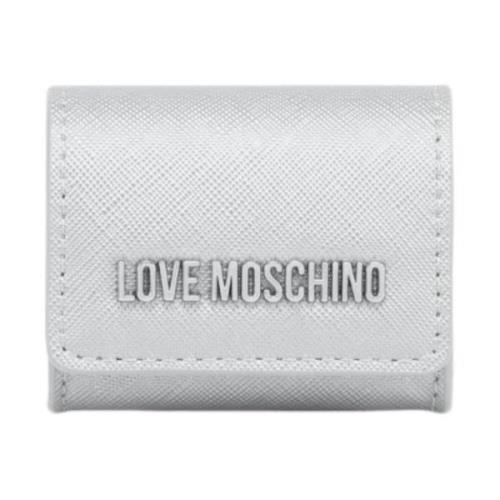 Love Moschino Snygga Plånböcker & Korthållare Gray, Dam