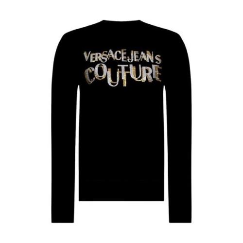 Versace Jeans Couture Crewneck Sweatshirt Black, Dam