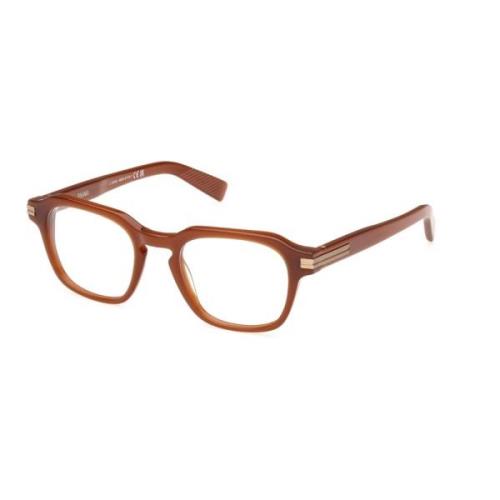 Ermenegildo Zegna Ljusbruna Glasögonbågar Ez5282 Brown, Unisex