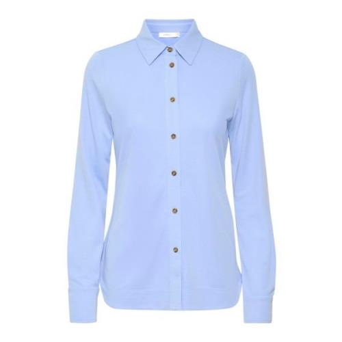 InWear Feminin Skjorta Top Crispy Blue Blue, Dam