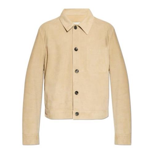 Ami Paris Mockajacka med logotyp Beige, Herr