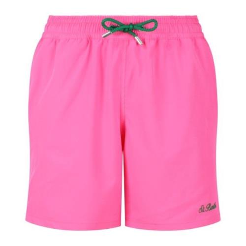 MC2 Saint Barth Stretch Swimshort Regular Fit Elastisk Midjeband Pink,...