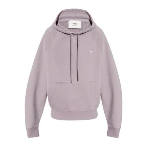 Ami Paris Hoodie Purple, Herr