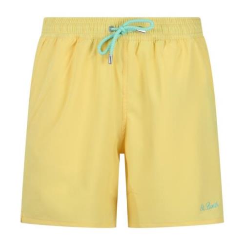 MC2 Saint Barth Stretch Swimshort Regular Fit Elastisk Midjeband Yello...