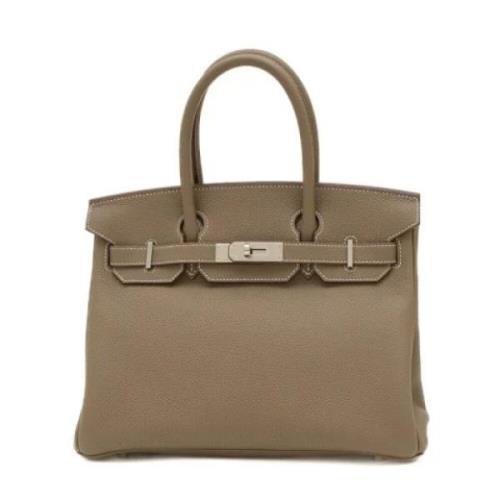 Hermès Vintage Pre-owned Laeder handvskor Gray, Dam