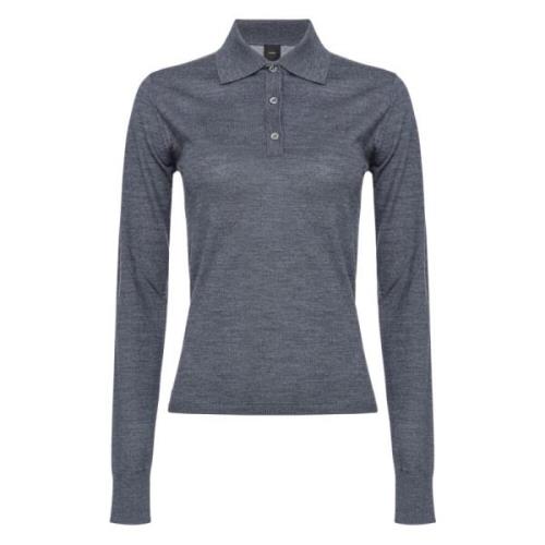 Pinko Grå Regnig Liquoroso Polo Gray, Dam