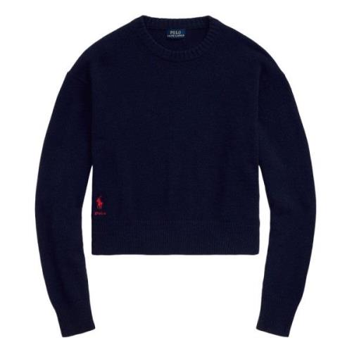 Polo Ralph Lauren Hunter Navy Pullover Sweater Blue, Dam