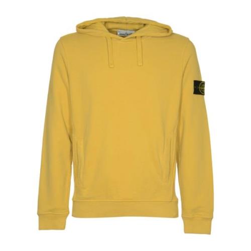 Stone Island Stiliga Sweaters Kollektion Yellow, Herr