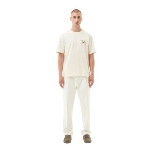 Filling Pieces T-shirt Balance Antique White White, Herr