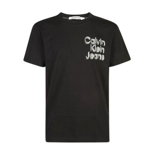 Calvin Klein Jeans Svarta T-shirts och Polos Black, Herr