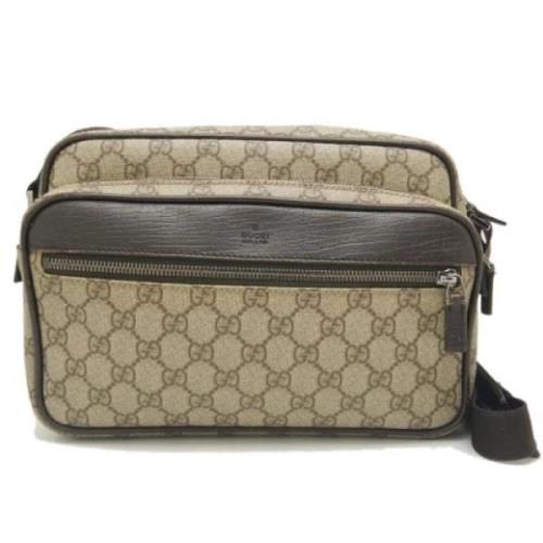 Gucci Vintage Pre-owned Laeder gucci-vskor Beige, Dam