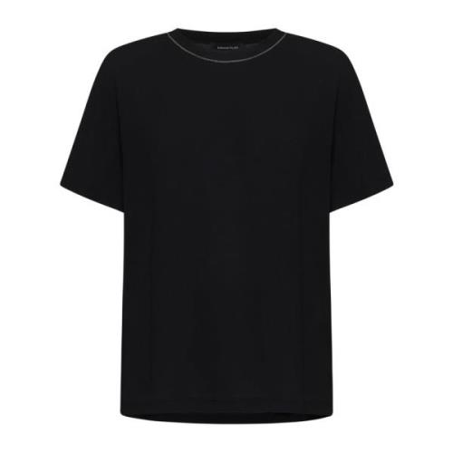 Fabiana Filippi Svarta T-shirts och Polos Black, Dam