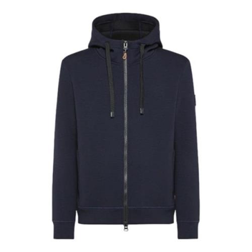 Dekker Hoodie med Stil Blue, Herr