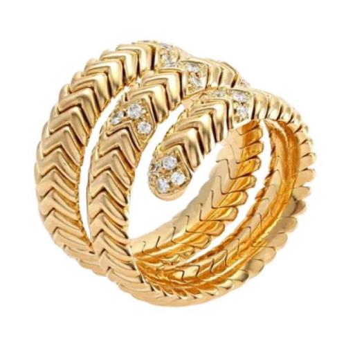 Bvlgari Vintage Pre-owned Guld ringar Yellow, Dam