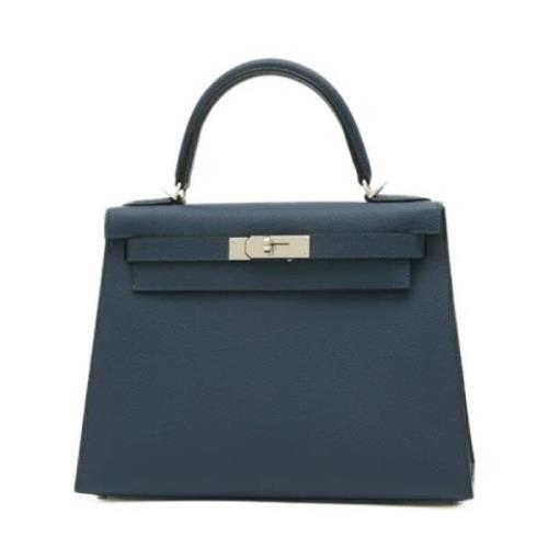 Hermès Vintage Pre-owned Laeder handvskor Blue, Dam