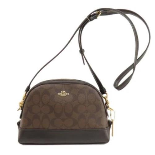 Coach Pre-owned Pre-owned Plast axelremsvskor Brown, Dam