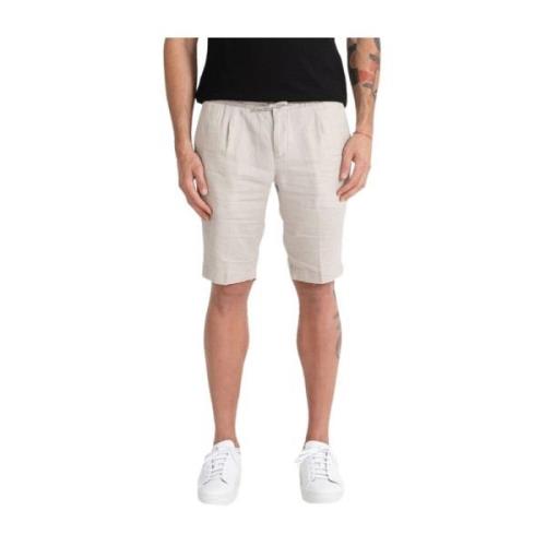 Manuel Ritz Bermuda Shorts för Män White, Herr