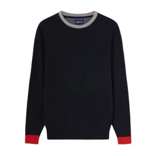 GAS Crew Neck Sweater Blue, Herr