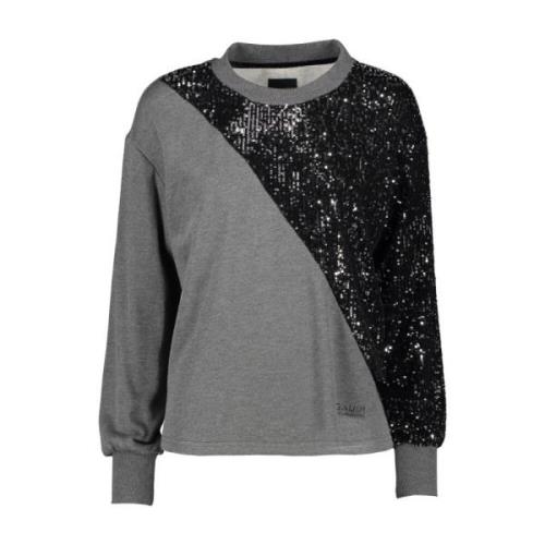 Gaudi Sweatshirt med rund hals Gray, Dam