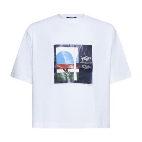 Jacquemus Stiliga T-shirts och Polos White, Herr