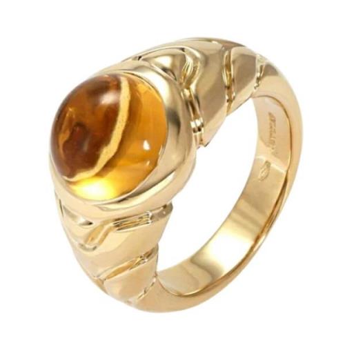 Bvlgari Vintage Pre-owned Guld ringar Yellow, Dam