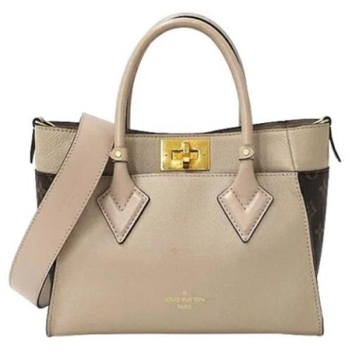 Louis Vuitton Vintage Pre-owned Laeder louis-vuitton-vskor Beige, Dam