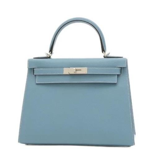 Hermès Vintage Pre-owned Laeder handvskor Blue, Dam