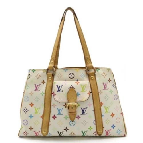 Louis Vuitton Vintage Pre-owned Canvas louis-vuitton-vskor Beige, Dam