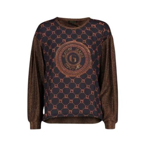 Gaudi Långärmad T-shirt Brown, Dam