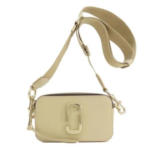 Marc Jacobs Pre-owned Pre-owned Tyg axelremsvskor Beige, Dam