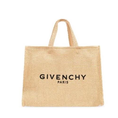 Givenchy Beige Flätad Design Toteväska Beige, Dam