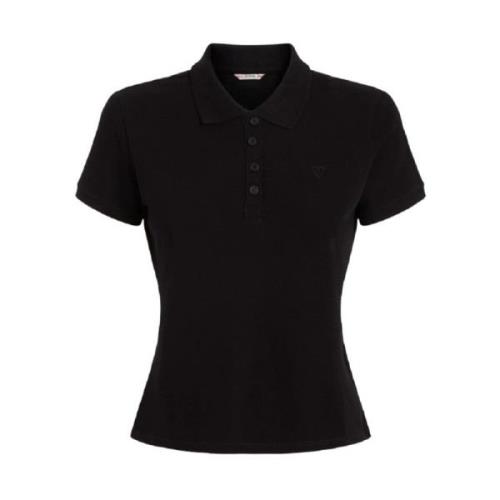 Guess Kortärmad Polo Black, Dam