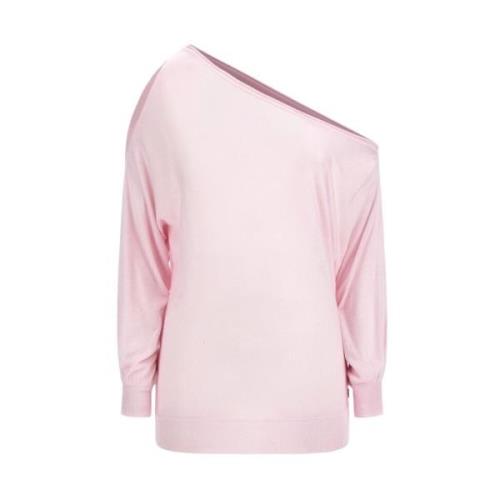 Guess Long Sleeve Tops Pink, Dam