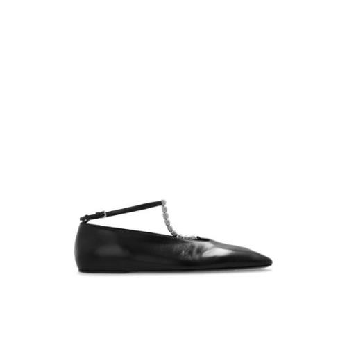 Jil Sander Läderskor Black, Dam