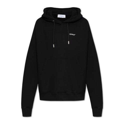 Off White Logo sweatshirt Black, Herr