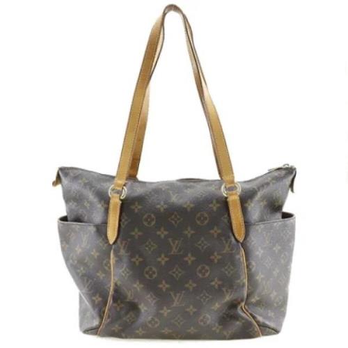 Louis Vuitton Vintage Pre-owned Tyg louis-vuitton-vskor Brown, Dam