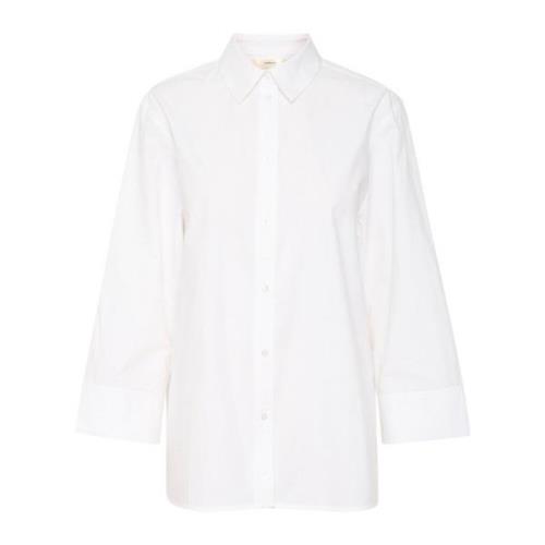 InWear Boxy Skjorta Blus Pure White White, Dam