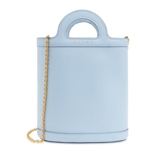 Marni Axelväska Tropicalia Nano Blue, Dam