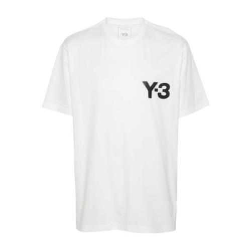 Y-3 Reflekterande Logot-shirt White, Herr