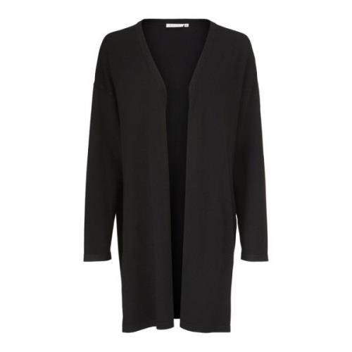 Masai Öppen Cardigan Lon Svart Black, Dam