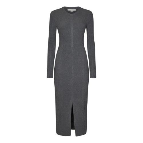 Remain Birger Christensen Grå Klänning Aw24 Elegant Stil Gray, Dam