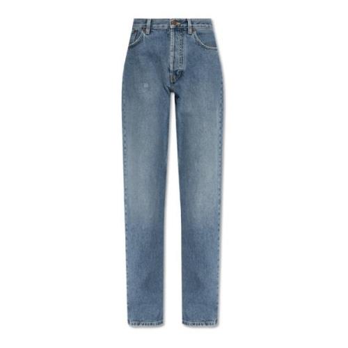 Moschino Jeans med vintageeffekt Blue, Dam