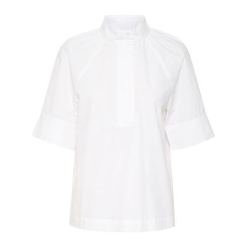 InWear Vit Bomull Skjortblus White, Dam