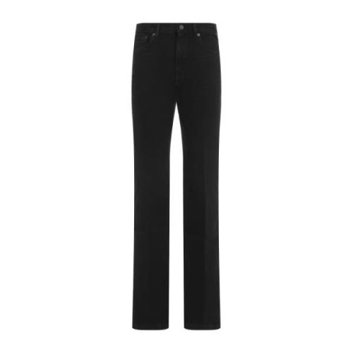 Saint Laurent Lyxiga Svarta Jeans Aw24 Black, Dam