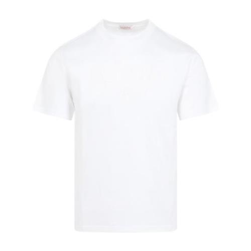 Valentino Vita T-shirts Polos för män White, Herr