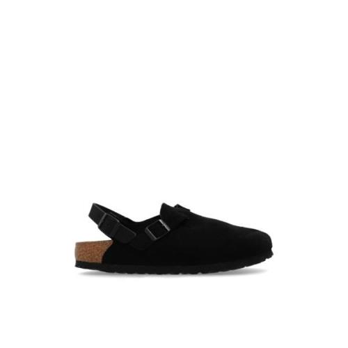 Birkenstock Skor Tokio II Suede Black, Dam