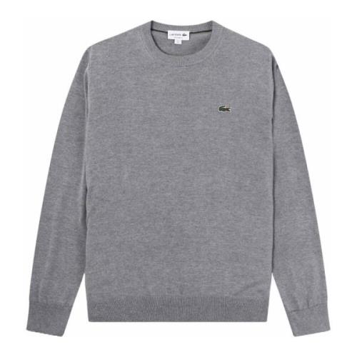 Lacoste Silver Chine Stickad Tröja Gray, Herr