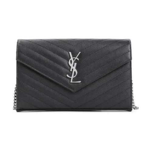 Saint Laurent Kedjeplånbok Black, Dam