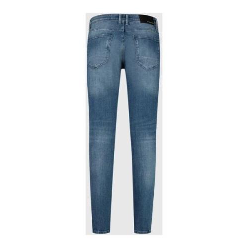 Pure Path Mid Blue Denim Jeans Blue, Herr